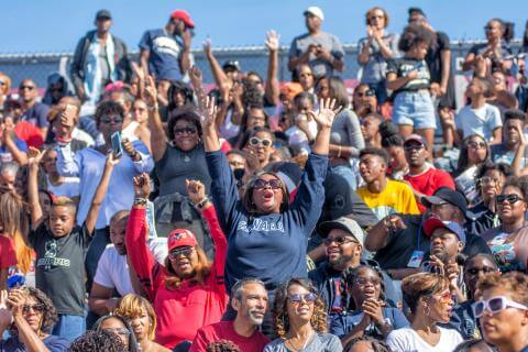 football crowd