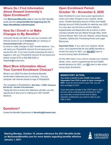 Open Enrollment Details